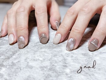 ワイネイル(Y.nail)/グレージュニュアンス