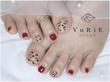 ヴリエ 小作店(VURIE)/☆フット　アニマル柄ネイル ☆