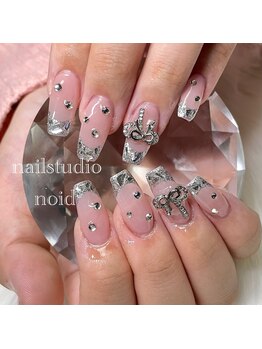 ノイド(noid)/ガラスフレンチ/リボン