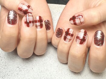 マニネイルケア なんば店(maninail CARE)/チェックネイル