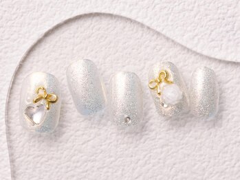 アイネイルズ 大宮店(I nails)/バラ×りぼん