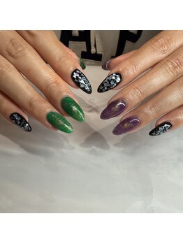 エーナイン イオンモール三川店/グリーン×パープル^^