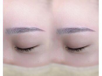 ピープ 名古屋八田店(peep)/自眉に合わせたストレート眉毛