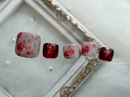 定額 foot trend フラワー
