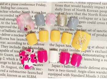 ネイルギャラリーアヴァン(NAIL GALLERY Avant)/春夏フット 1