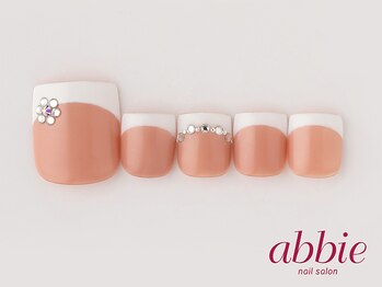ネイルサロンアビー 北千住店(abbie)/フットフレンチ ¥12441