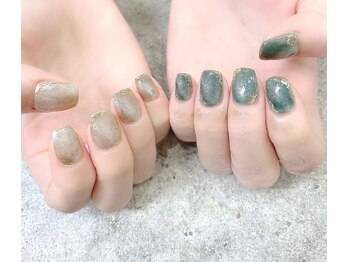 プライズアイリス アイラッシュ 池袋東口店(prize Iris eyelash)/マグネットネイル♪