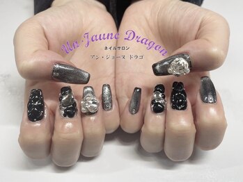 アン ジョーヌドラゴ/【自爪ネイル】ブラックネイル