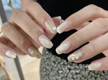 クレセント アイ アンド ネイル 大濠公園店(Crescent)/オフホワイトネイル　