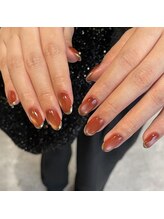 ミントリーフ バイ リート(Mint leaf by Reat)/オレンジブラウンマグネット