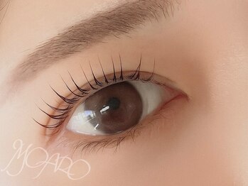 モアロ(MOARO)の写真/お洒落な女子必見☆気になる話題のアイメニューが豊富♪くっきり可愛い目元に！持続力も◎