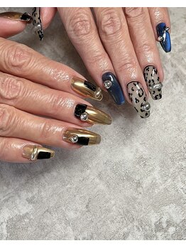 レッシュネイル サロンアンドスクール(RECH NAIL salon&school)/アシメデザイン☆