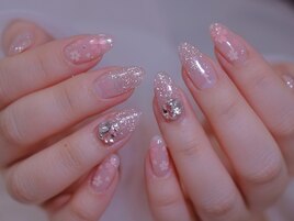 春ネイル　さくらネイル　桜