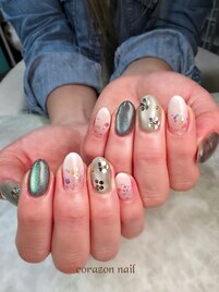 HAND90分☆フラワーネイル