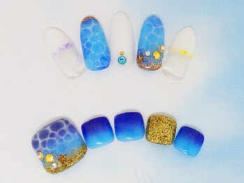 ティーエヌ 名古屋矢場町店/ハンドフットお揃い♪ドロップ