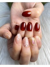 インプレス 鶴見店(Impress)/非対称ニュアンスネイル