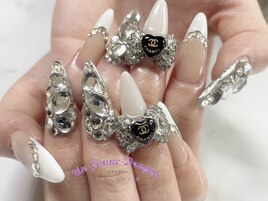 【ロングネイル】フレンチネイル