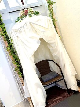 ティアランジュ 米子店(Tiarange)の写真/よもぎ蒸し越え！話題のナチュラルハーブテント(フットスパ付) 5000円で気分爽快♪短時間でデトックス！