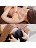 【満足度大◎頭/首/肩/背中】背中マッサージとヘッドスパ計60分疲労が楽に★