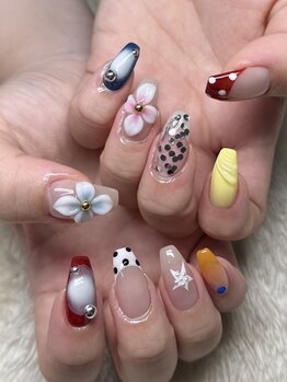 インプレス 鶴見店(Impress)/夏ネイル