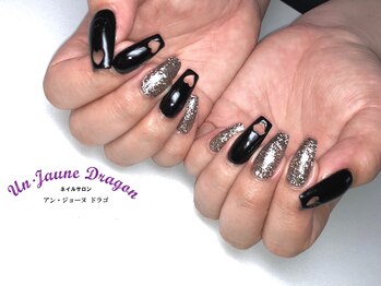 アン ジョーヌドラゴ/【ロングネイル】ハートネイル