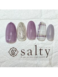 チェックネイル