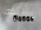 Men’s nail designed 