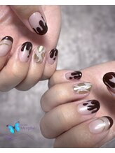 モルフォ 千駄ヶ谷(Morpho)/バレンタインチョコネイル