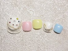 リッカオウチネイル(Lycka)/《FOOT》デザインネイル/¥7,500