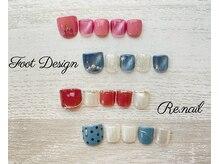 リーネイル 薬院店(Re.nail)/フット定額デザイン　6500円♪