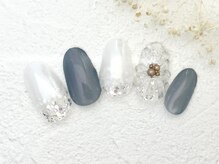 ビオトーププラス 銀座7丁目店(bio tope+)/ぷっくり花ネイル銀座フィルイン