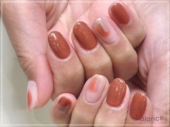 バランス 泉中央店(balance)/塗りかけネイル♪
