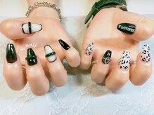 エヌネイル(N.nail)/モノトーン×推し