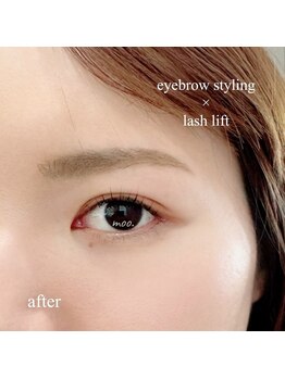 ムー(moo.)/まつげパーマ+アイブロウ