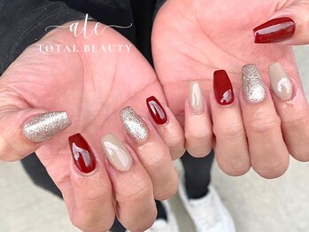 アテ(ate)/冬ワンカラーネイル★