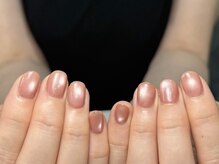 ネイルルームリラ 川崎(nailroom lilas)/マグネットワンカラー＊自爪育成
