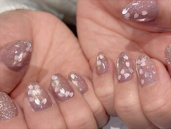 【春定額】ひらひら桜ネイル