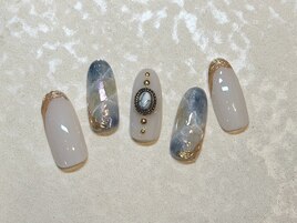 【Takeshita】大理石ネイル