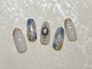 【Takeshita】大理石ネイル