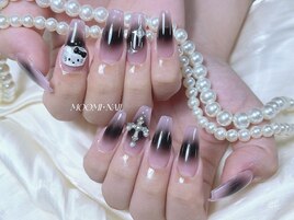 長さだし　チークネイル