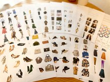 写真やイラストをふんだんに使った充実のお渡し資料！