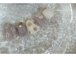 フラワーアートネイル