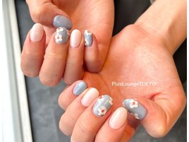 ぷっくりお花ネイル♪