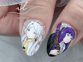 推し活ネイル×キャラクター