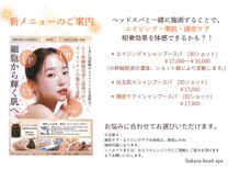 サクラヘッドスパ(Sakura head spa)の雰囲気（素材にこだわったシャンプーを使用☆）
