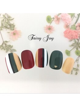 フェアリー ジョイ(Fairy Joy)/レトロストライプネイル