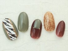 ネイルズガッシュ 蒲田東口店(NAILsGUSH)/＊ゼブラネイル＊