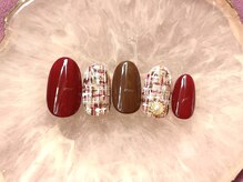 ネイルサロン フローリア(nail salon Florir)/ワンカラー×ツイード