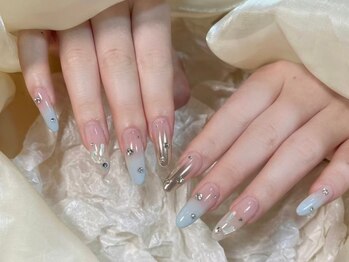 ドリーミーネイル 池袋(Dreamy Nail)の写真/お爪にコンプレックスがある方は当店にお任せ下さい！豊富なパーツと合わせて理想のデザインに仕上げます◎