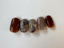 アイネイルズ 梅田店(I nails)/インク金箔個性派ニュアンス